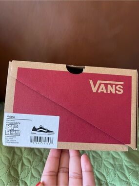 Vans Hylane Red and Kraft Shoe Box